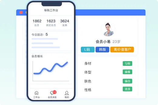 易售乐会员画像与客情维护插图