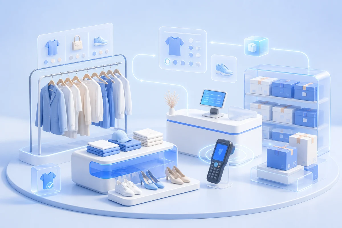 服装鞋帽零售商品、库存与门店经营应用