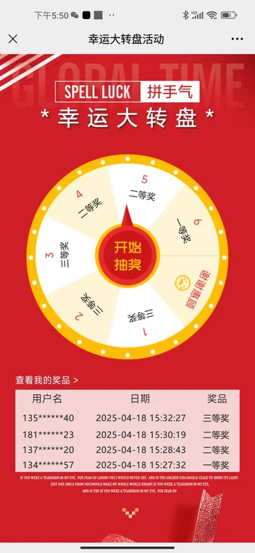 易售乐会员幸运大转盘抽奖界面